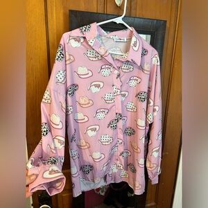 Cowboy Hat Button Up